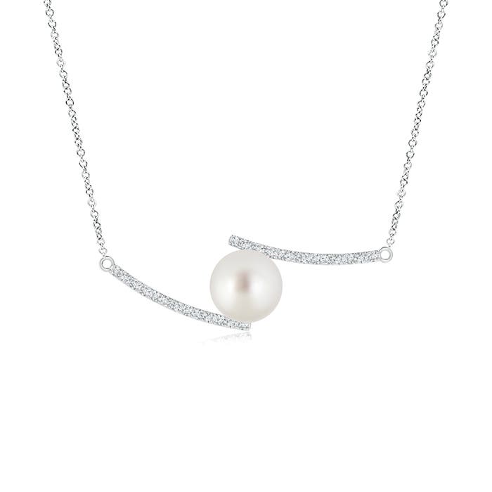 AAA - South Sea Cultured Pearl / 7.56 CT / 14 KT White Gold