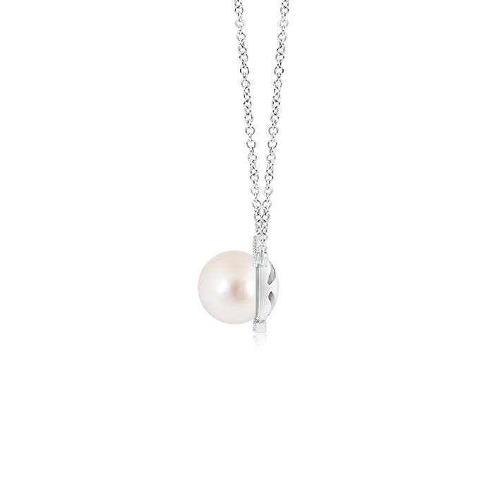 AAAA - South Sea Cultured Pearl / 7.56 CT / 14 KT White Gold