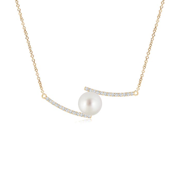 AAA - South Sea Cultured Pearl / 5.54 CT / 14 KT Yellow Gold
