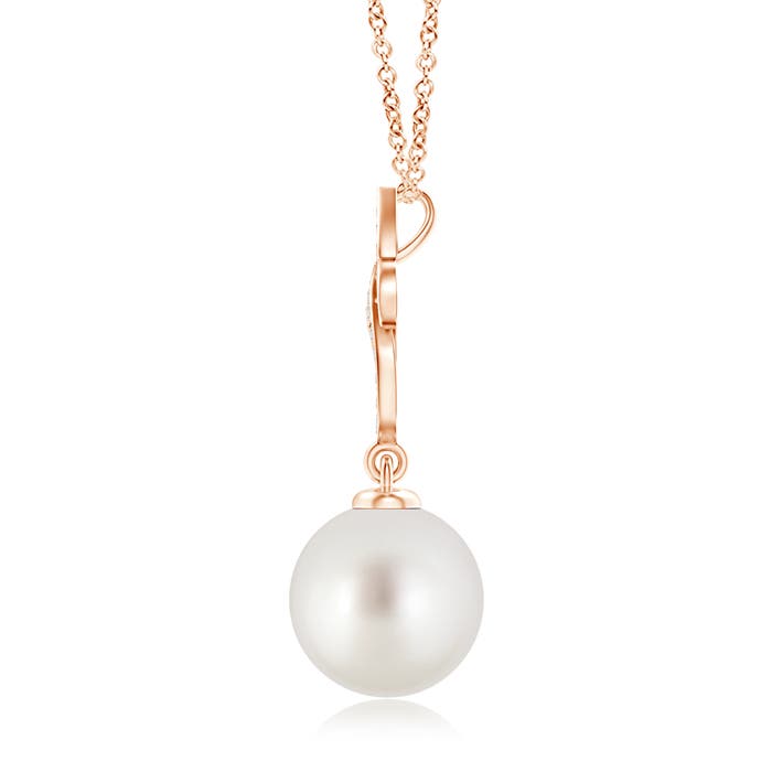 AAA - South Sea Cultured Pearl / 7.36 CT / 14 KT Rose Gold