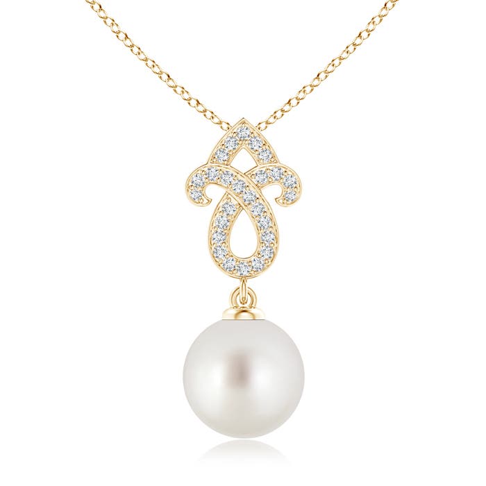 AAA - South Sea Cultured Pearl / 7.36 CT / 14 KT Yellow Gold