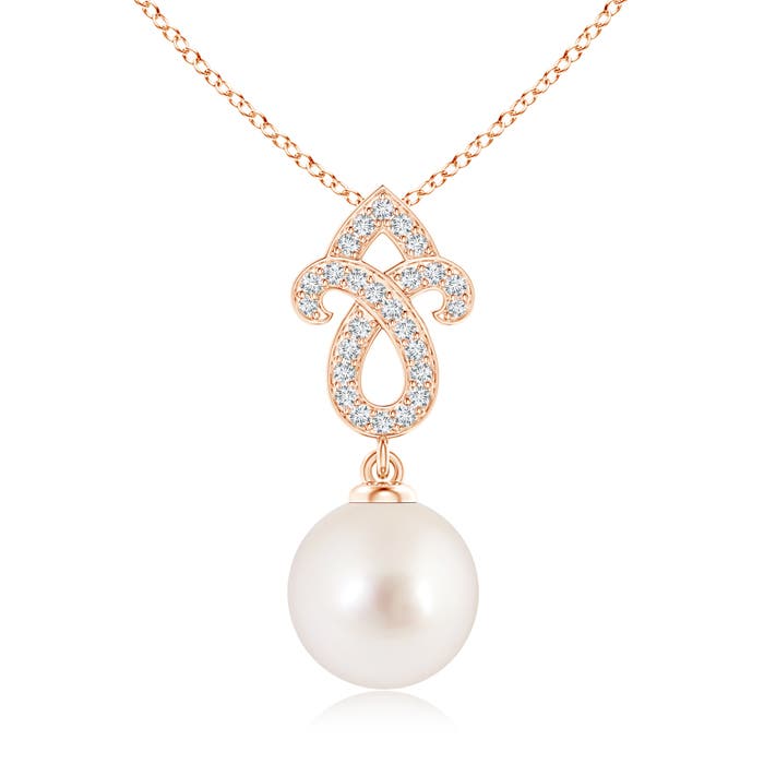 AAAA - South Sea Cultured Pearl / 7.36 CT / 14 KT Rose Gold