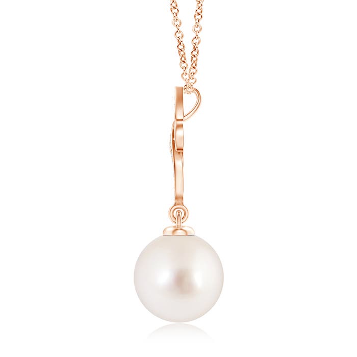 AAAA - South Sea Cultured Pearl / 7.36 CT / 14 KT Rose Gold