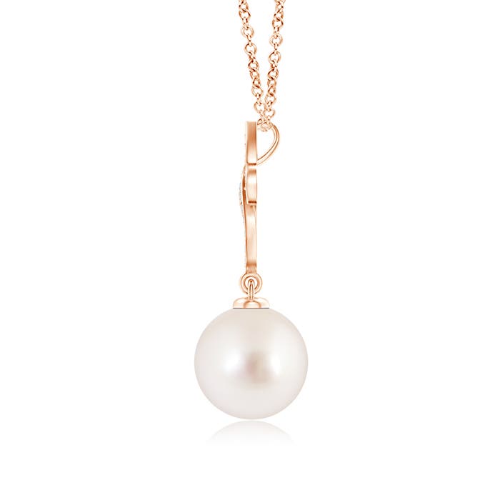 AAAA - South Sea Cultured Pearl / 5.38 CT / 14 KT Rose Gold