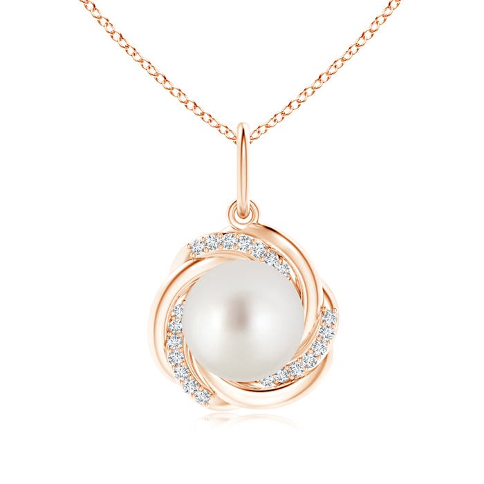 AAA - South Sea Cultured Pearl / 7.37 CT / 14 KT Rose Gold