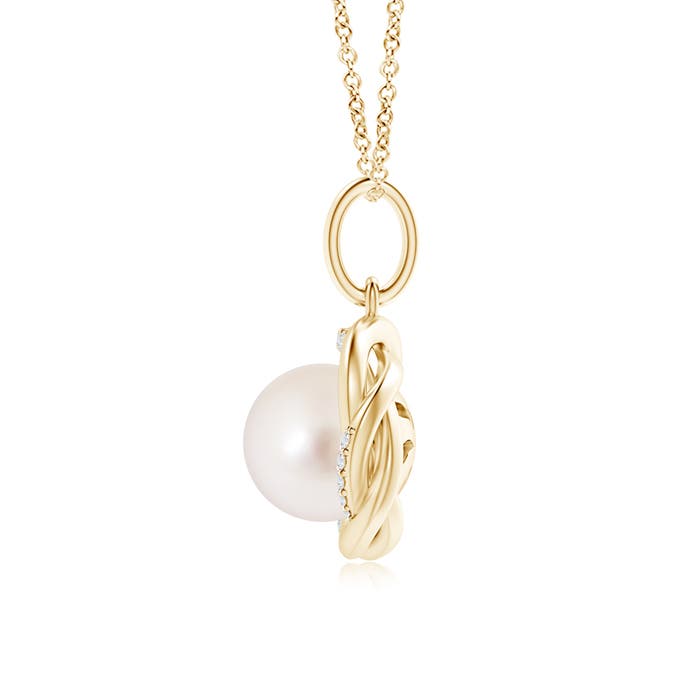 AAAA - South Sea Cultured Pearl / 5.38 CT / 14 KT Yellow Gold