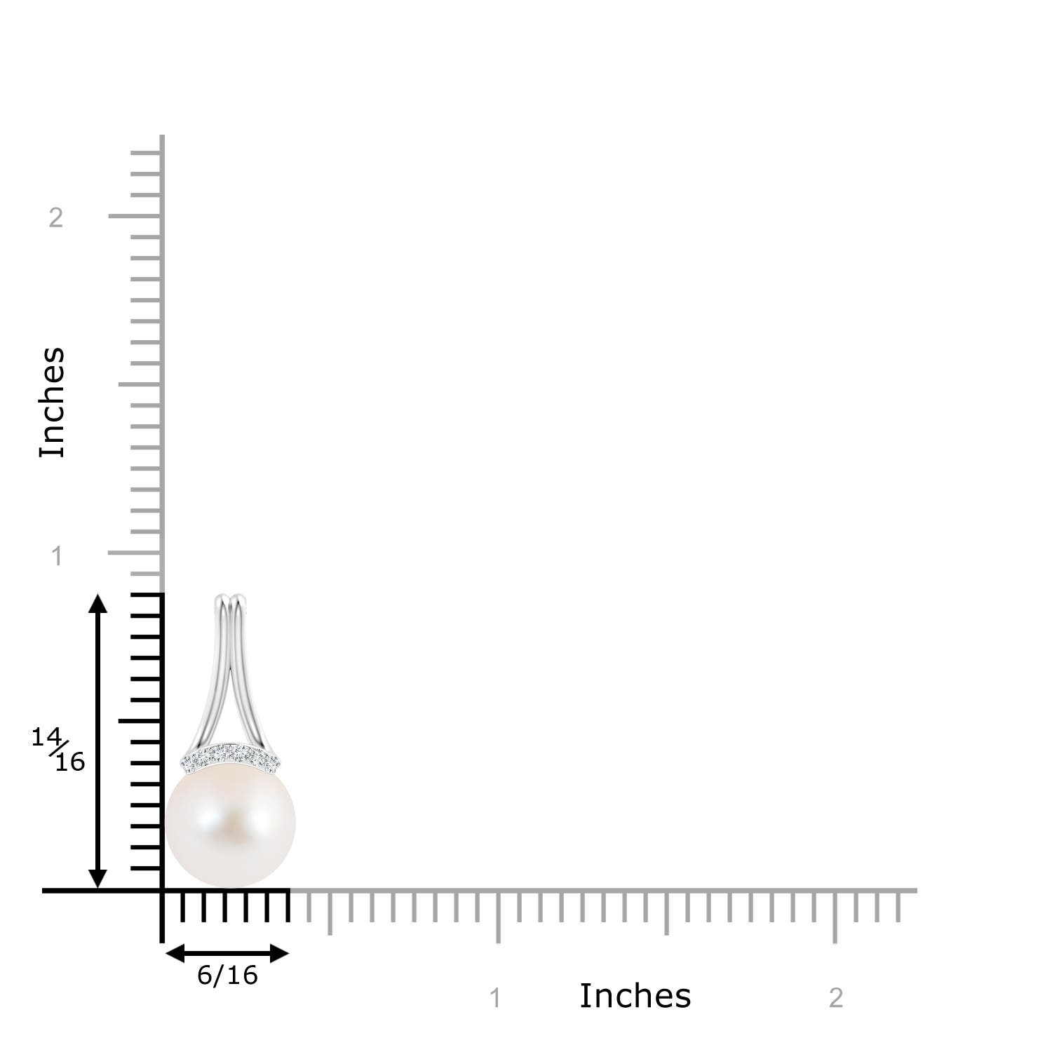 AAA / 7.26 CT / 14 KT White Gold