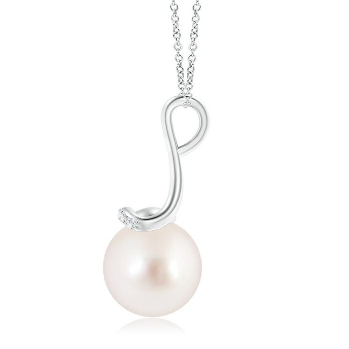 AAAA - South Sea Cultured Pearl / 7.26 CT / 14 KT White Gold