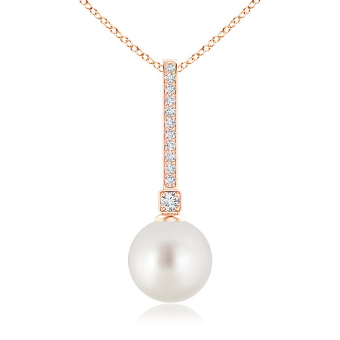 AAA - South Sea Cultured Pearl / 7.33 CT / 14 KT Rose Gold