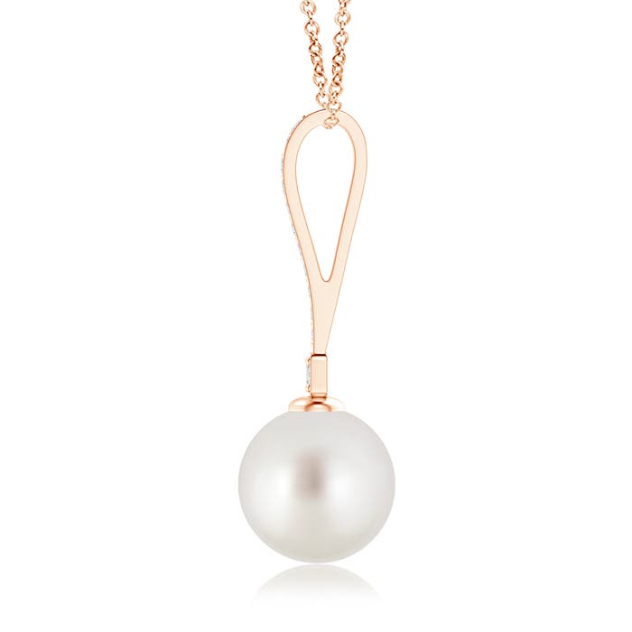 AAA - South Sea Cultured Pearl / 7.33 CT / 14 KT Rose Gold