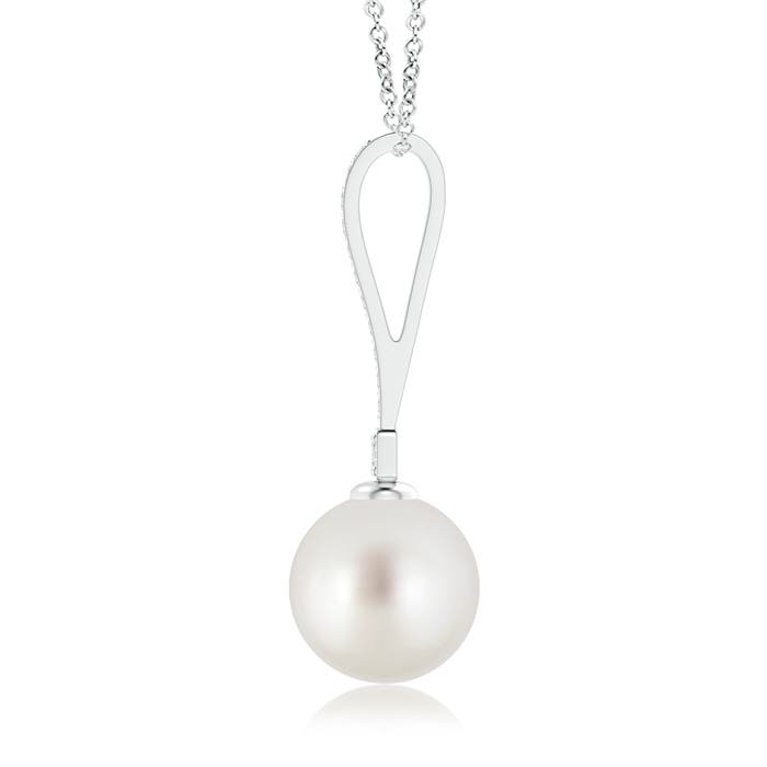 AAA - South Sea Cultured Pearl / 7.33 CT / 14 KT White Gold