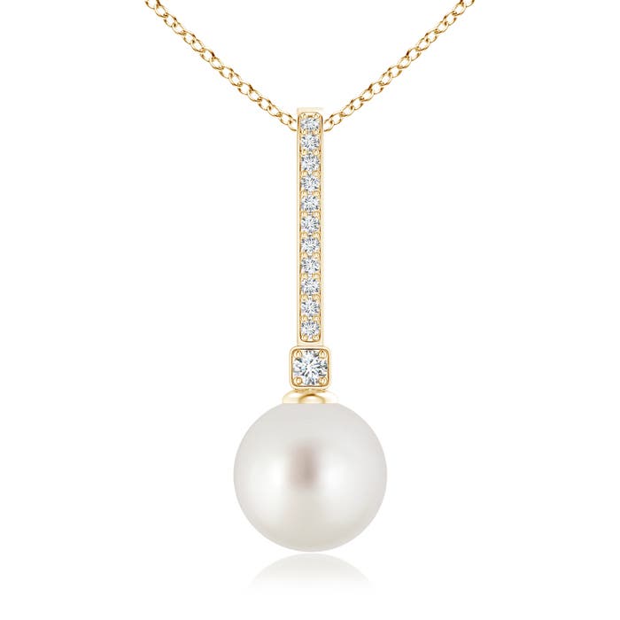 AAA - South Sea Cultured Pearl / 7.33 CT / 14 KT Yellow Gold