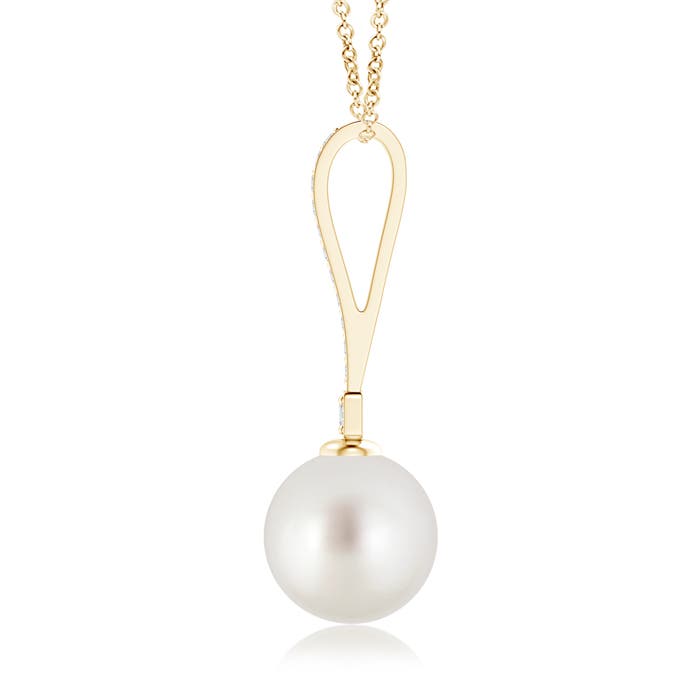 AAA - South Sea Cultured Pearl / 7.33 CT / 14 KT Yellow Gold