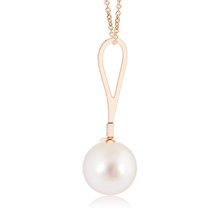 AAAA - South Sea Cultured Pearl / 7.33 CT / 14 KT Rose Gold