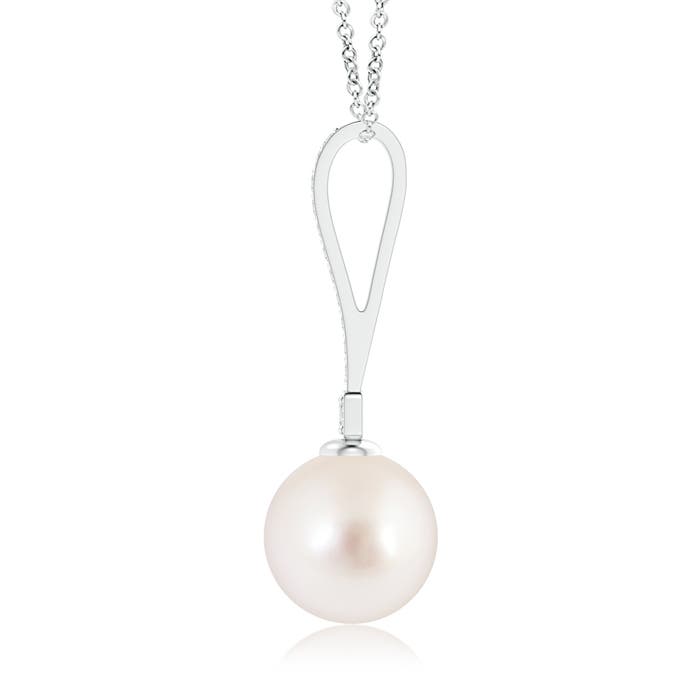 AAAA - South Sea Cultured Pearl / 7.33 CT / 14 KT White Gold