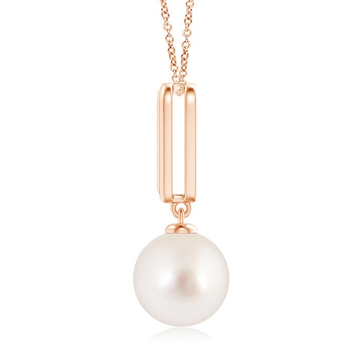 AAAA - South Sea Cultured Pearl / 5.29 CT / 14 KT Rose Gold