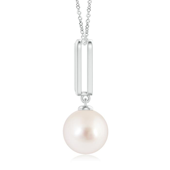 AAAA - South Sea Cultured Pearl / 5.29 CT / 14 KT White Gold