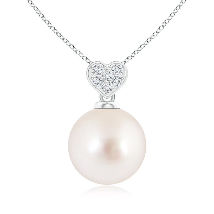 AAAA - South Sea Cultured Pearl / 5.3 CT / 14 KT White Gold