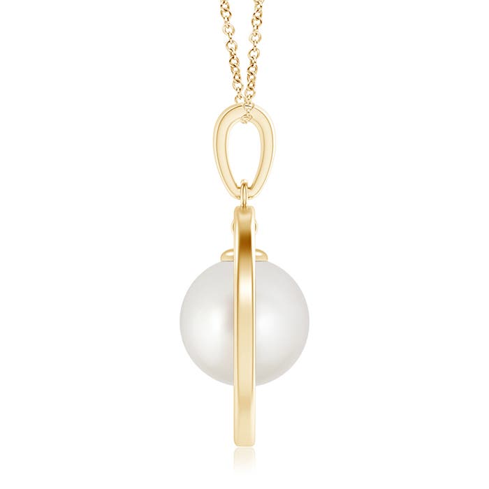 AAA - South Sea Cultured Pearl / 7.2 CT / 14 KT Yellow Gold