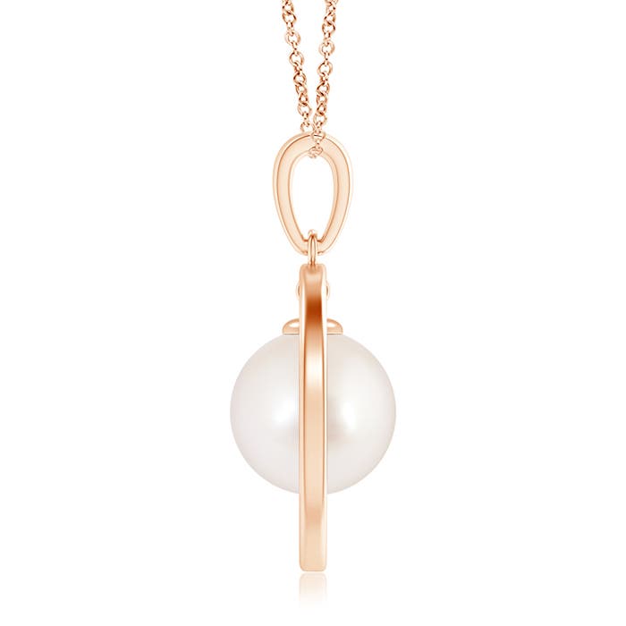 AAAA - South Sea Cultured Pearl / 7.2 CT / 14 KT Rose Gold