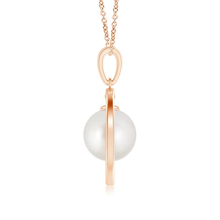 AAA - South Sea Cultured Pearl / 5.25 CT / 14 KT Rose Gold