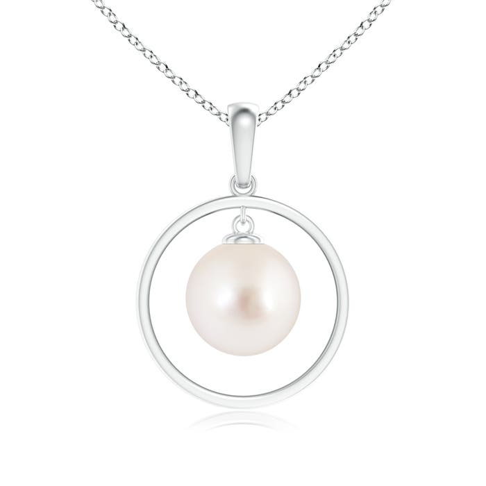 AAAA - South Sea Cultured Pearl / 5.25 CT / 14 KT White Gold