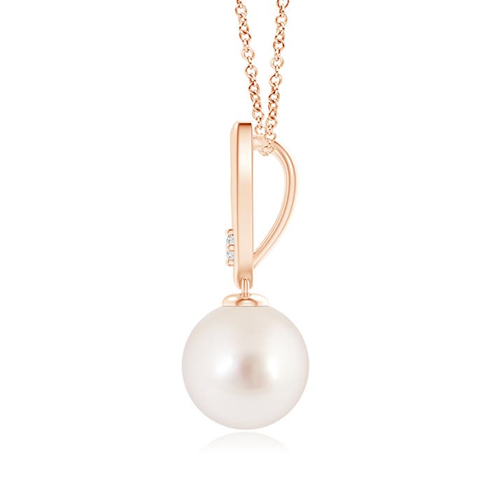 AAAA - South Sea Cultured Pearl / 5.28 CT / 14 KT Rose Gold