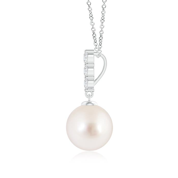 AAAA - South Sea Cultured Pearl / 5.43 CT / 14 KT White Gold