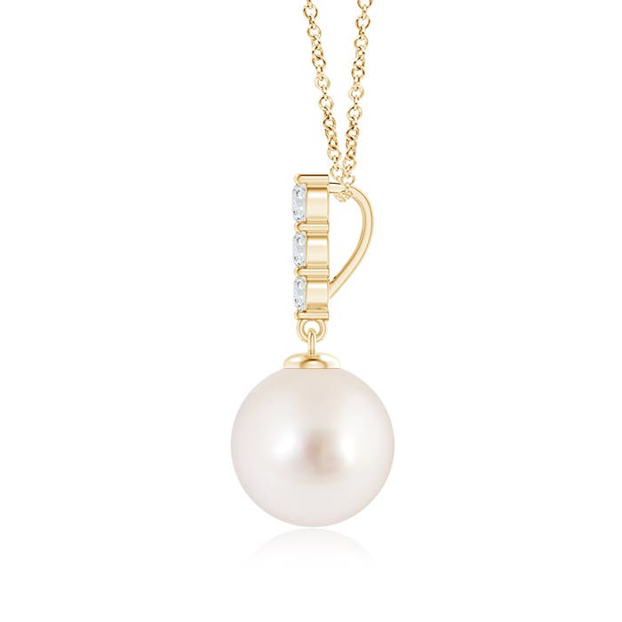 AAAA - South Sea Cultured Pearl / 5.43 CT / 14 KT Yellow Gold