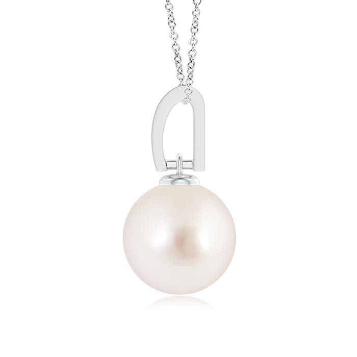 AAAA - South Sea Cultured Pearl / 5.29 CT / 14 KT White Gold