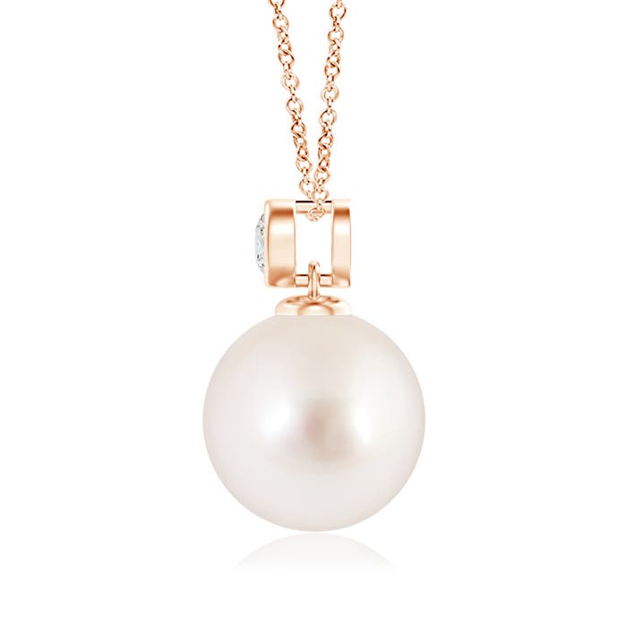 AAAA - South Sea Cultured Pearl / 7.31 CT / 14 KT Rose Gold