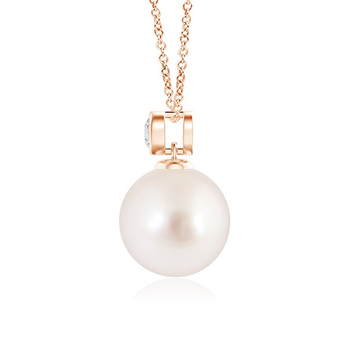 AAAA - South Sea Cultured Pearl / 5.33 CT / 14 KT Rose Gold