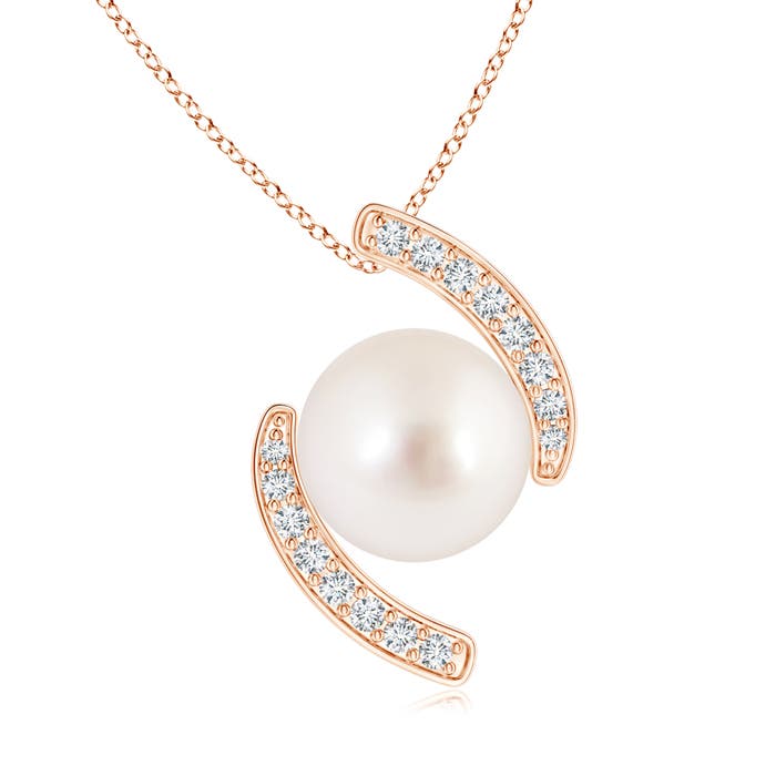 AAAA - South Sea Cultured Pearl / 7.41 CT / 14 KT Rose Gold