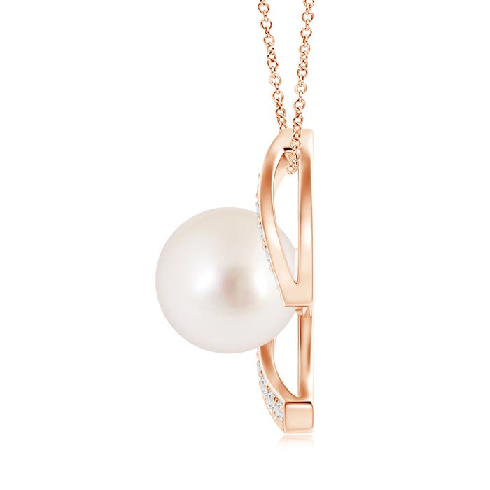 AAAA - South Sea Cultured Pearl / 7.41 CT / 14 KT Rose Gold