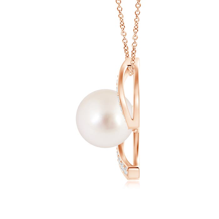 AAAA - South Sea Cultured Pearl / 5.43 CT / 14 KT Rose Gold