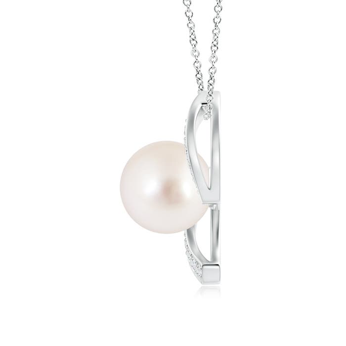 AAAA - South Sea Cultured Pearl / 5.43 CT / 14 KT White Gold