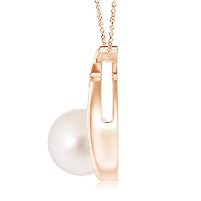 AAAA - South Sea Cultured Pearl / 7.23 CT / 14 KT Rose Gold