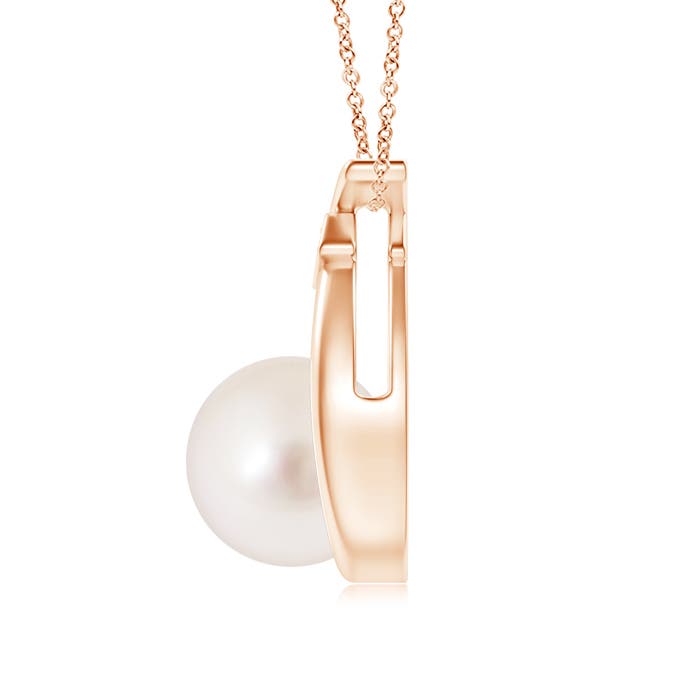 AAAA - South Sea Cultured Pearl / 5.27 CT / 14 KT Rose Gold