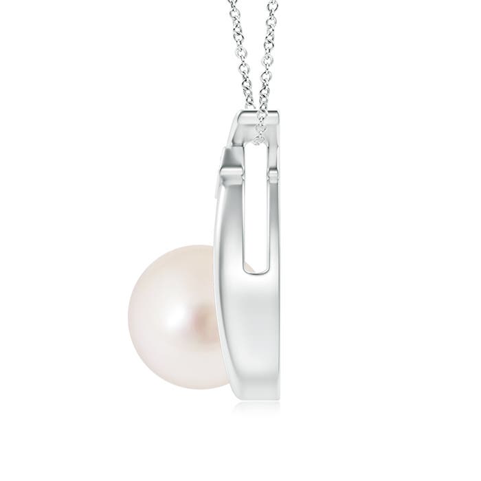 AAAA - South Sea Cultured Pearl / 5.27 CT / 14 KT White Gold