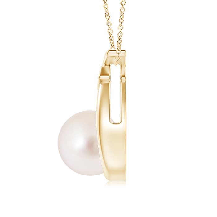 AAAA - South Sea Cultured Pearl / 5.27 CT / 14 KT Yellow Gold