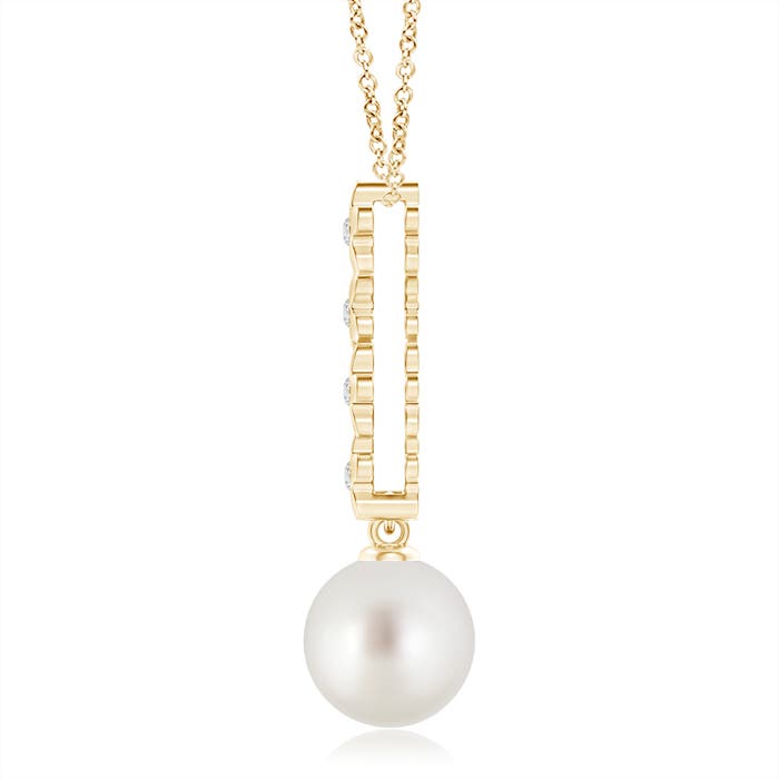 AAA - South Sea Cultured Pearl / 7.32 CT / 14 KT Yellow Gold