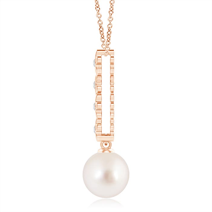 AAAA - South Sea Cultured Pearl / 7.32 CT / 14 KT Rose Gold