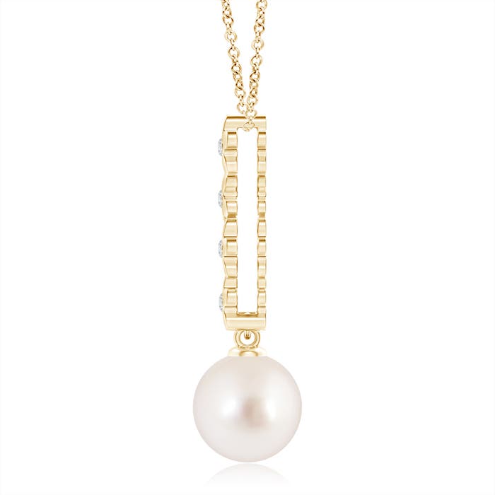 AAAA - South Sea Cultured Pearl / 7.32 CT / 14 KT Yellow Gold