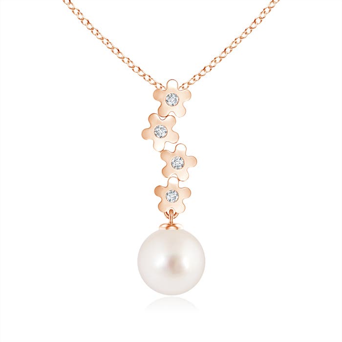 AAAA - South Sea Cultured Pearl / 5.33 CT / 14 KT Rose Gold