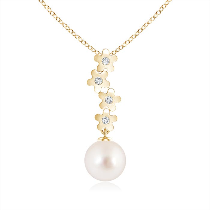 AAAA - South Sea Cultured Pearl / 5.33 CT / 14 KT Yellow Gold