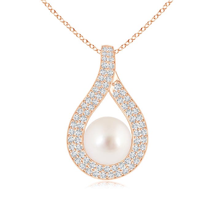 AAAA - South Sea Cultured Pearl / 5.92 CT / 14 KT Rose Gold