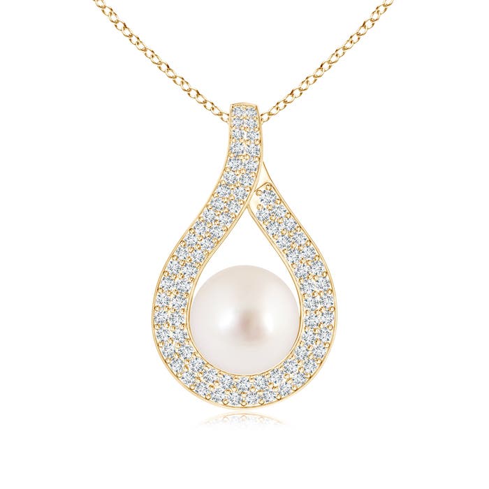 AAAA - South Sea Cultured Pearl / 5.92 CT / 14 KT Yellow Gold