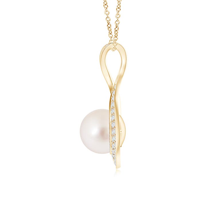 AAAA - South Sea Cultured Pearl / 5.92 CT / 14 KT Yellow Gold