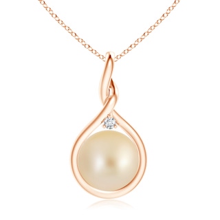Round AA Golden South Sea Cultured Pearl