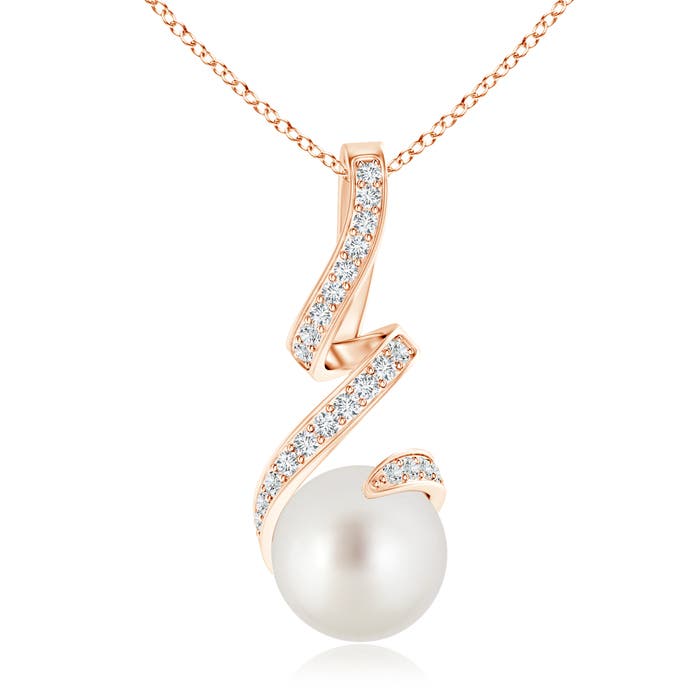 AAA - South Sea Cultured Pearl / 7.45 CT / 14 KT Rose Gold